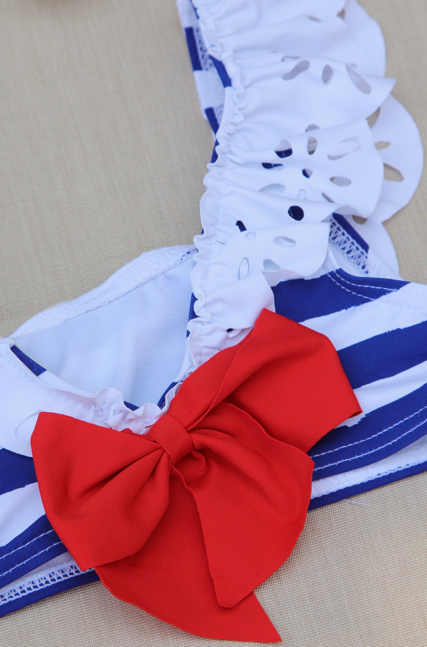 Bikini rayas azules